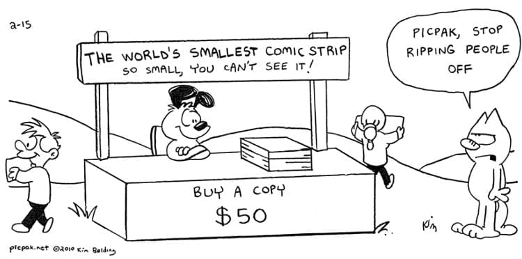 The World’s Smallest Comic Strip