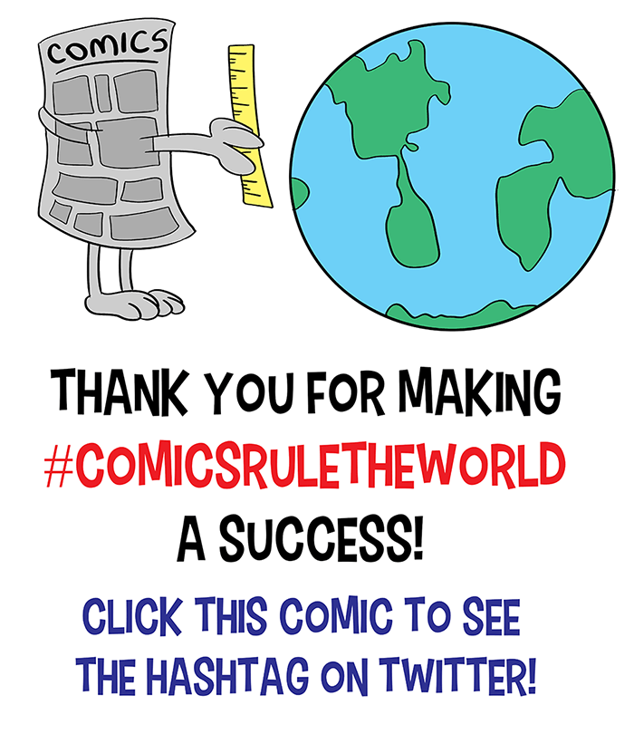 #ComicsRuletheWorld